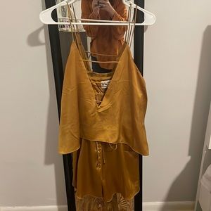 Sago Skirt Gold romper
